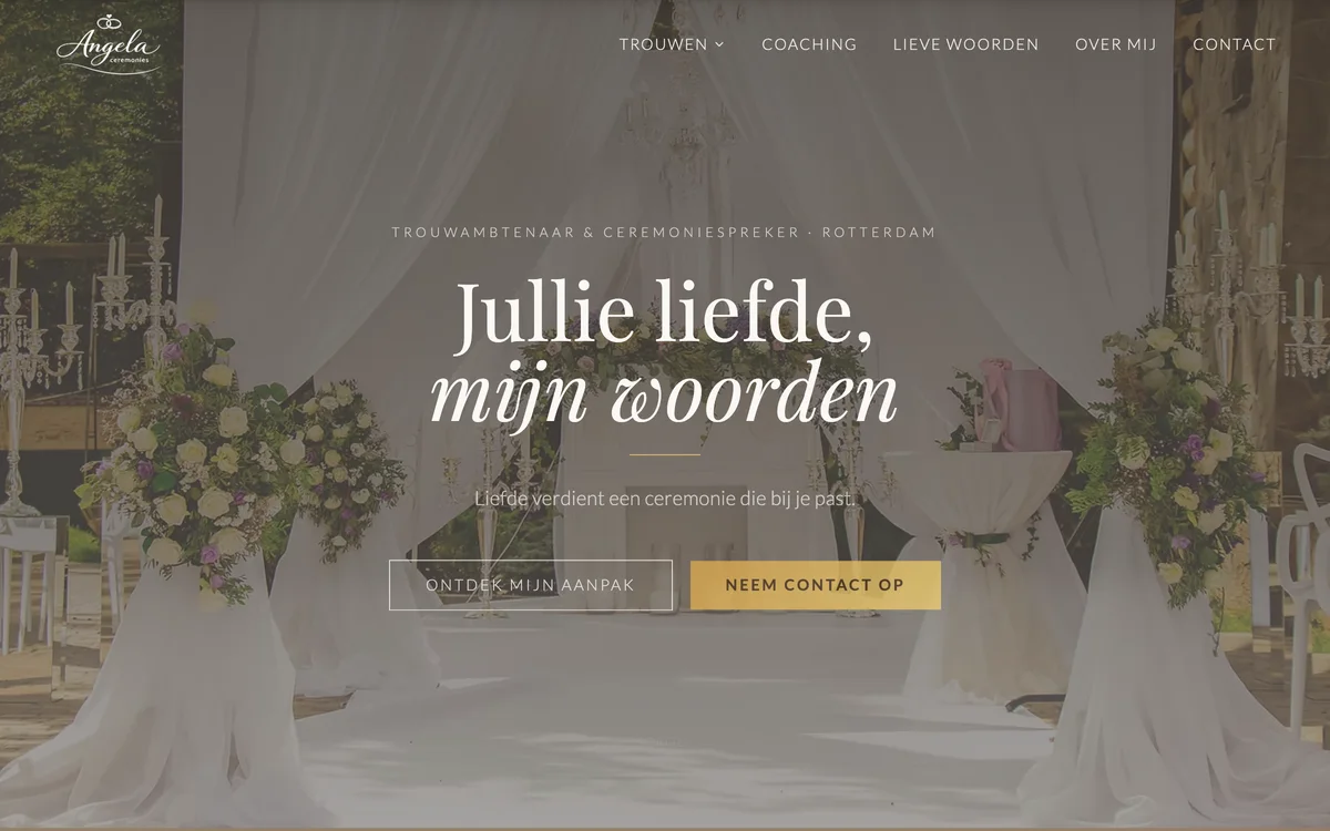 Angela Ceremonies: live site