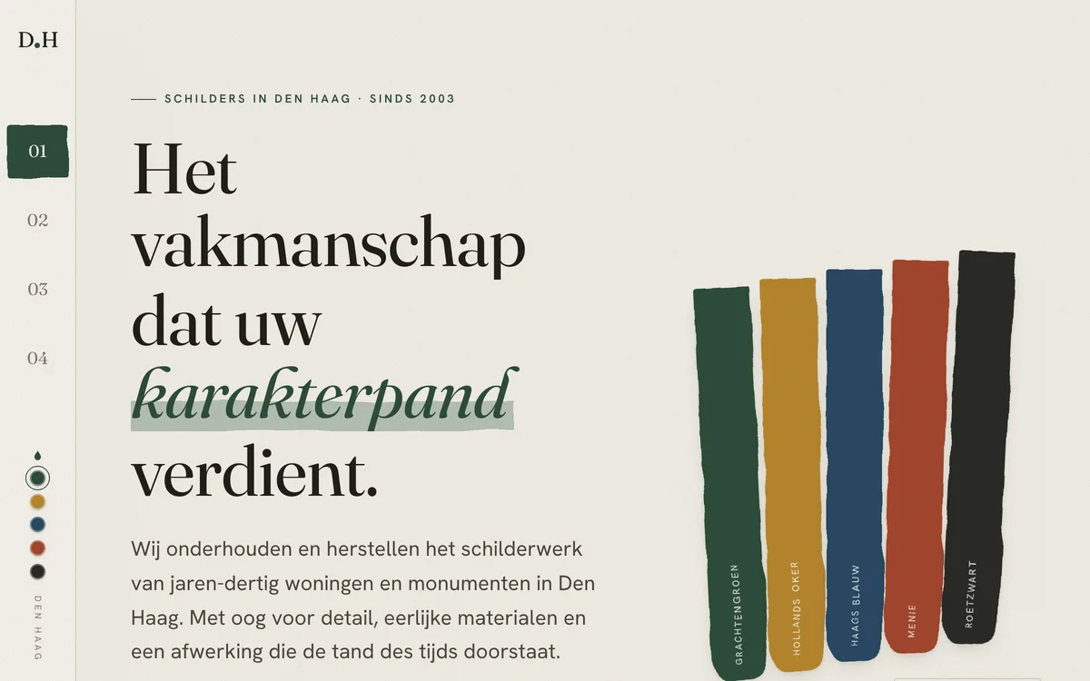 Den Hollander Schilderwerken: live site