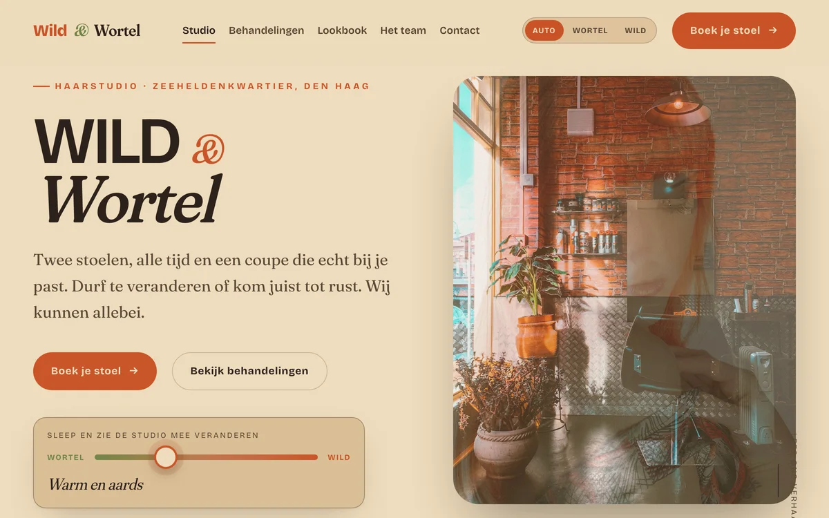 Wild & Wortel: live site