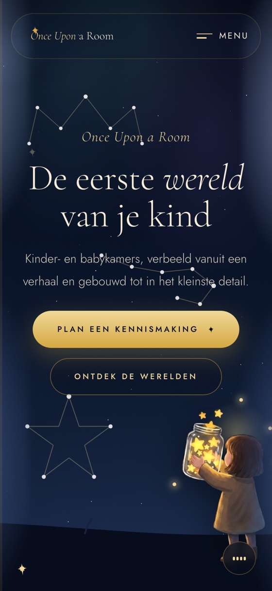 Once Upon a Room: mobiele weergave